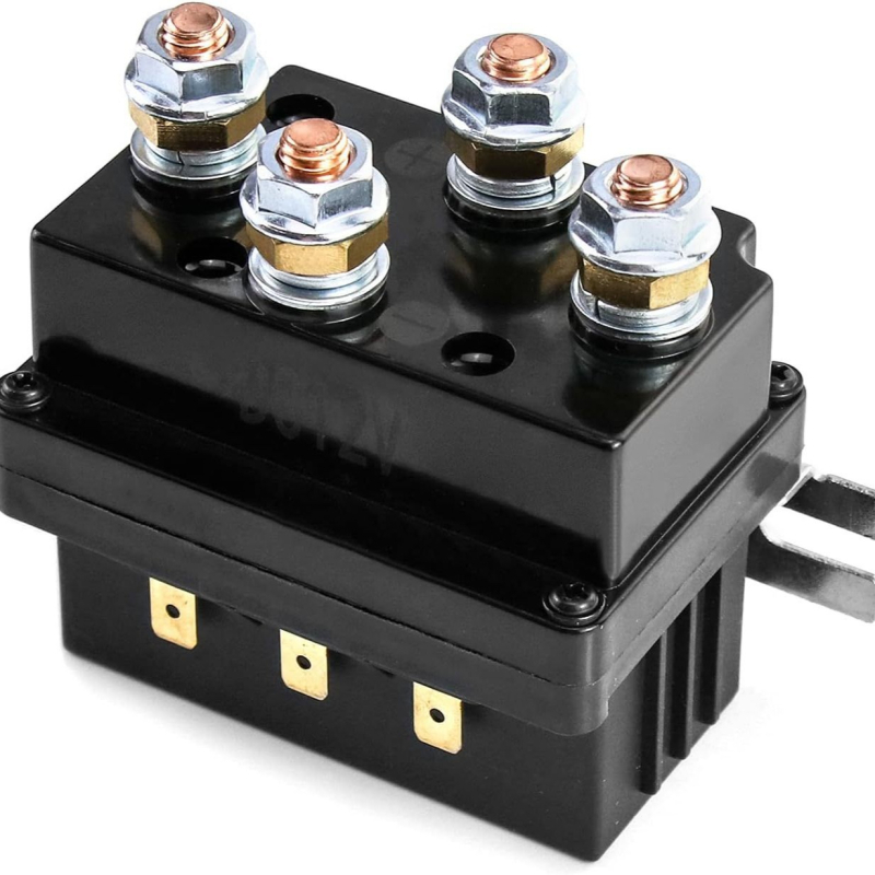 12V 500A csörlő relé és autóipari szolenoid szelep, 8000-17000 lbs, ATV/UTV csörlők