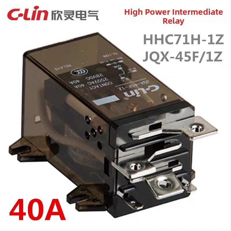 Xinling JQX-45F-1Z visokoperformansno srednje elektromagnetno rele DC24V zamjenjuje JQX-40F