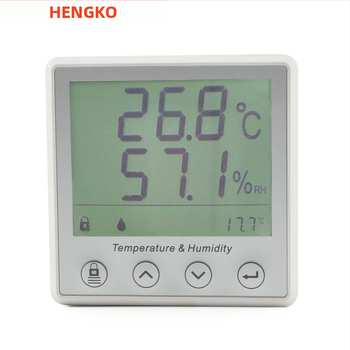 Hengge RS485 ψηφιακός μετρητής θερμοκρασίας και υγρασίας με οθόνη υψηλής ευκρίνειας, αισθητήρας σημείου δρόσου για καθαρούς χώρους εργασίας
