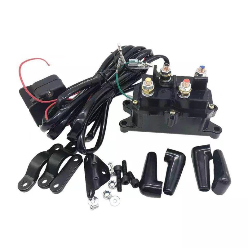 Prilagođeni ATV winch za plažu – električni pribor s Thumb Line i sustavom upravljanja relejima