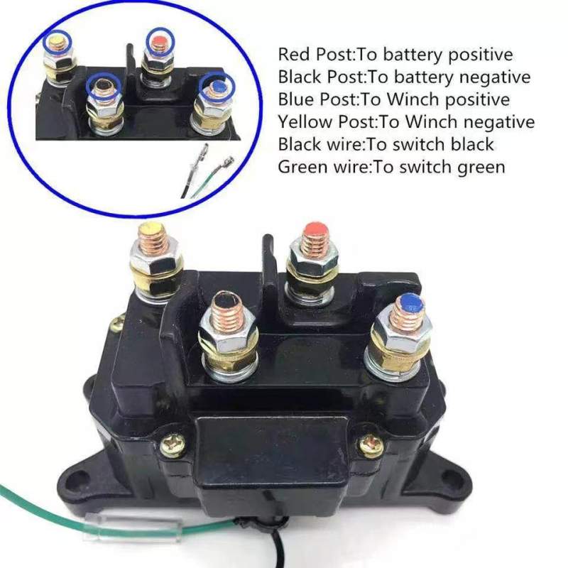 Prilagođeni ATV winch za plažu – električni pribor s Thumb Line i sustavom upravljanja relejima