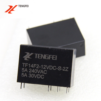 TF1020 relej DPDT, 12V, 8-pin, serija 14F2, CYF2, 5A
