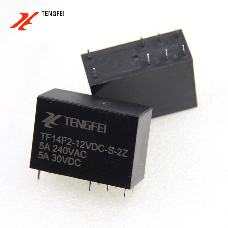 TF1020 relej DPDT, 12V, 8-pin, serija 14F2, CYF2, 5A