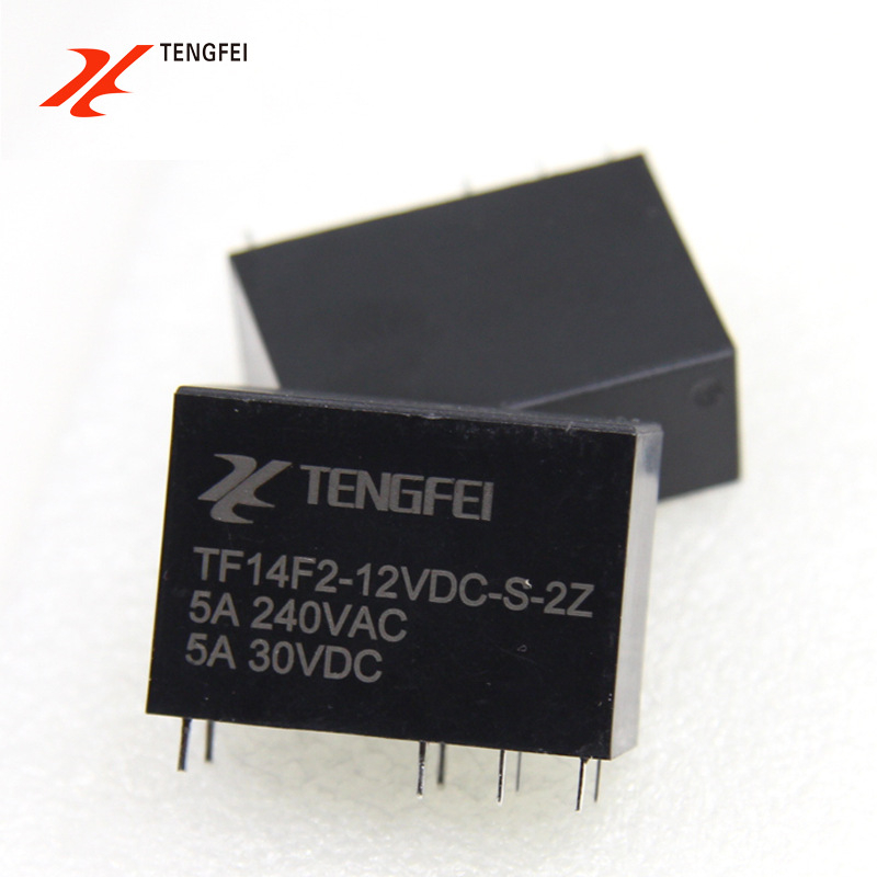 TF1020 relej DPDT, 12V, 8-pin, serija 14F2, CYF2, 5A