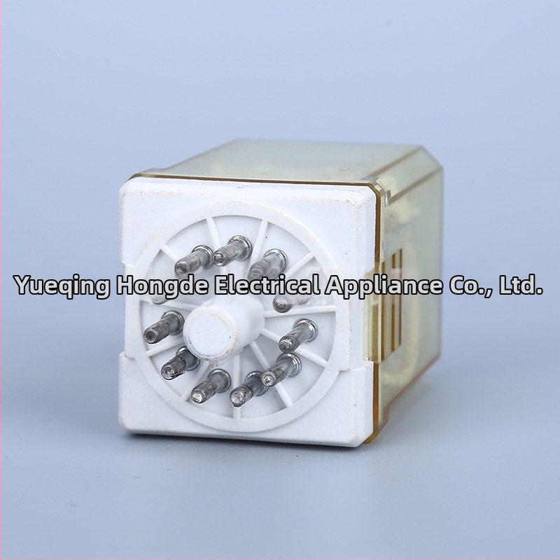 RR3P-U 11-pintos mini relé, 3 NO és 3 NC érintkezés, közbenső relé, tekercsfeszültség: AC110V/AC220V vagy DC24V
