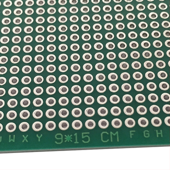Dvostrana univerzalna PCB ploča, 9×15 cm, razmak 2,54 mm, cinkovana