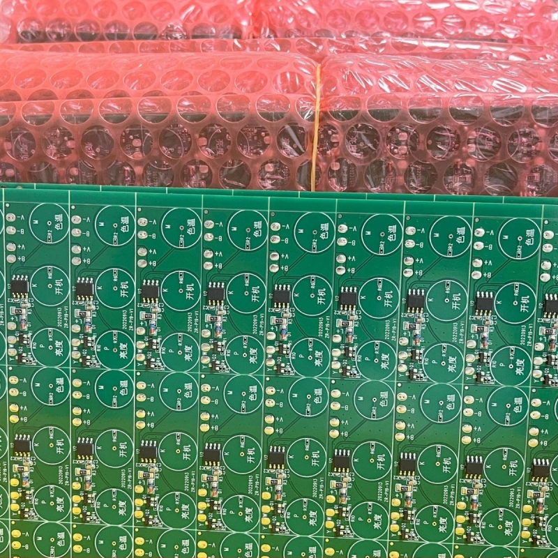 PCB placă pentru oglindă de machiaj LED cu control tactil al intensității – LED monocrom/bi-color pe placă