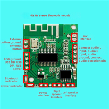 Bluetooth modul pojačala ploča s niskom potrošnjom energije, Bluetooth 5.0 DIY prijemnik za zvučnike, dizajn i razvoj elektroničkog kruga