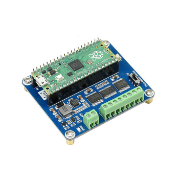 Light Snow pločica za upravljanje motorom za Raspberry Pi Pico, 5V regulator, I2C sučelje, 4 izlaza za DC motore