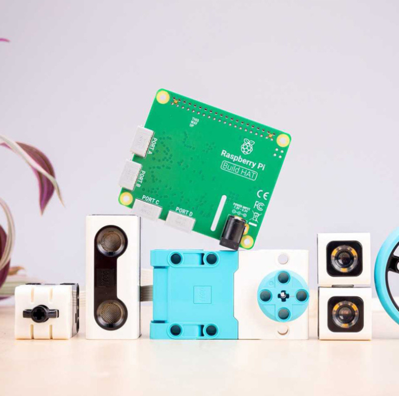 Raspberry Pi Build Hat s LEGO za snažan pametan stroj
