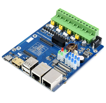 Proširna ploča Raspberry Pi CM4 s četiri izolirana RS485 kanala, HDMI, USB 2.0 i gigabitnim Ethernetom
