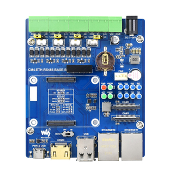 Proširna ploča Raspberry Pi CM4 s četiri izolirana RS485 kanala, HDMI, USB 2.0 i gigabitnim Ethernetom