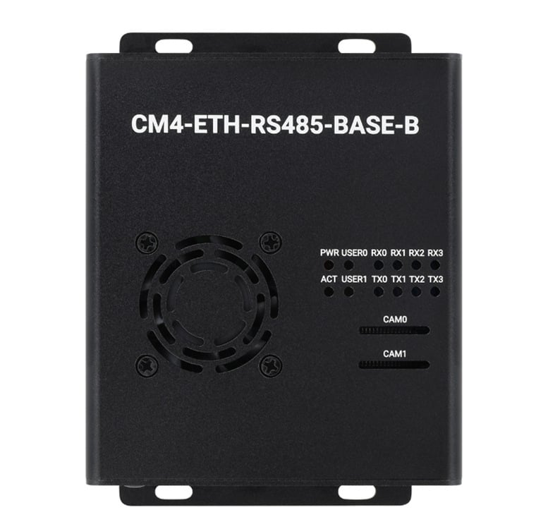 Raspberry Pi CM4 izolirana RS485 x4 proširna ploča s dvostrukim gigabit Ethernetom, USB 2.0 i HDMI