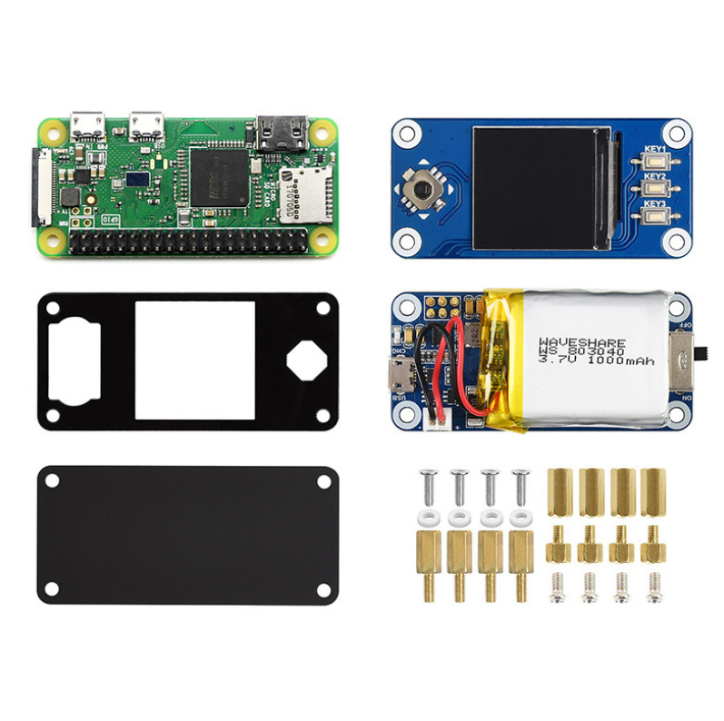 Light Snow 1,3-inčna IPS LCD proširena ploča za Raspberry Pi Zero WH s UPS-om