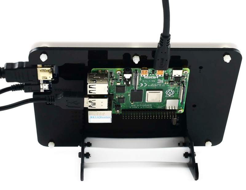 Set zaslona Raspberry Pi 4 Model B s 7-inčnim kapacitativnim zaslonom visoke rezolucije i SD karticom, bez matične ploče PI4B