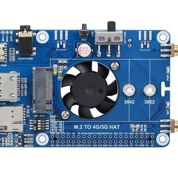 SIM7600G-H M.2 proširena ploča za Raspberry Pi, LTE Cat4, globalno GNSS pozicioniranje