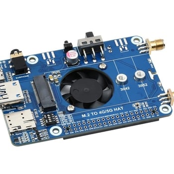 SIM7600G-H M.2 proširena ploča za Raspberry Pi, LTE Cat4, globalno GNSS pozicioniranje