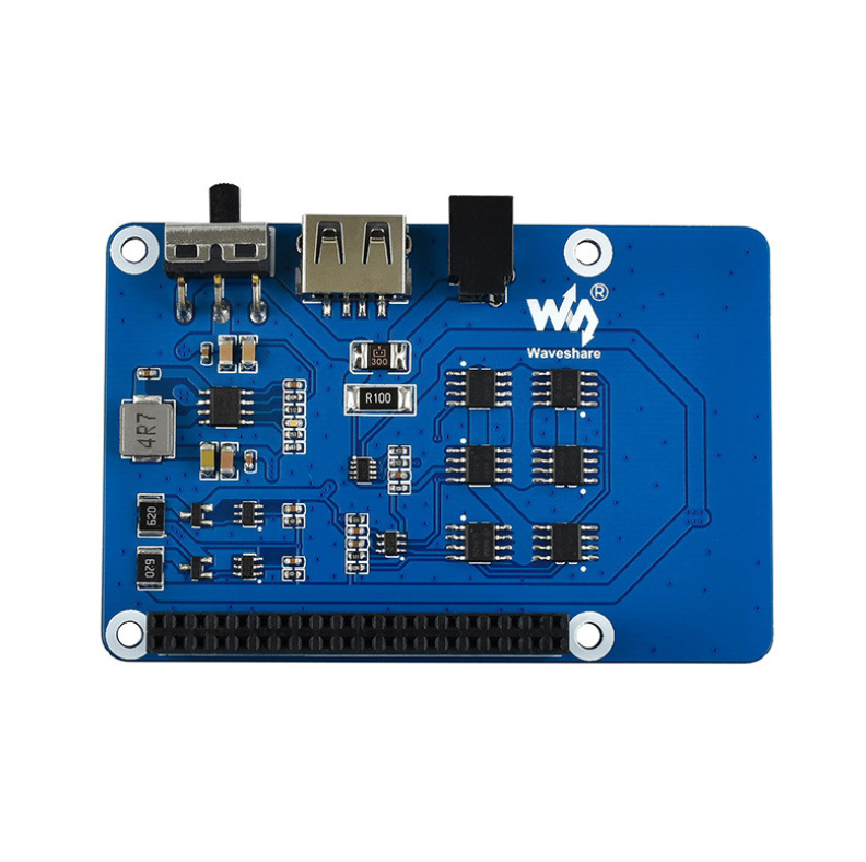 Modul UPS pentru Raspberry Pi, alimentare 5V, 2.5A, placă de extindere pentru baterie Li-ion, monitorizare baterie în timp real prin I2C (tensiune, curent, capacitate), încărcare și descărcare
