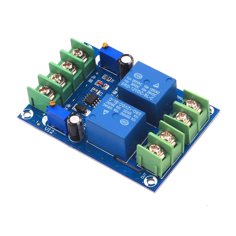 Automatikus áramkör-váltó modul akkumulátoros tartalékellátással és automatikus töltésvezérlő panellel – vészáramkapcsoló