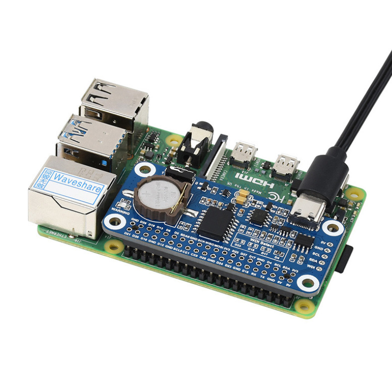 Weixue RTC watchdog proširena pločica za Raspberry Pi 4, generacija 4, visoko precizan čas i automatsko resetiranje