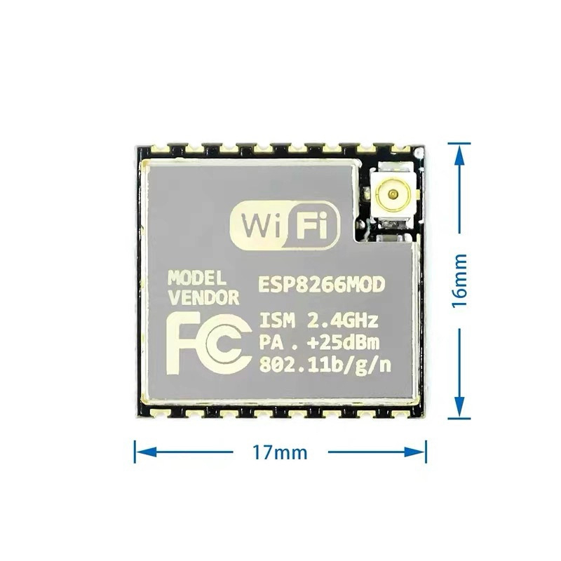Mingjiatai ESP-07S ESP8266 serijski modul za Wi-Fi, industrijske kvalitete, niska potrošnja