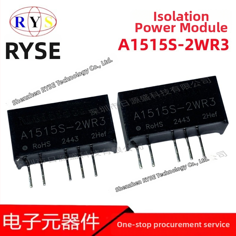 Izolovaný napájací modul A1515S-2WR3, vstup 13,5–16,5 V, výstup 15 V, 67 mA, 2 W