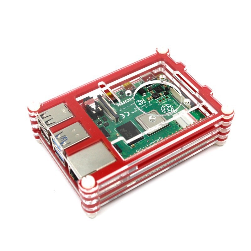 9-slojno akrilno kućište za Raspberry Pi 4B, dostupne su tri boje