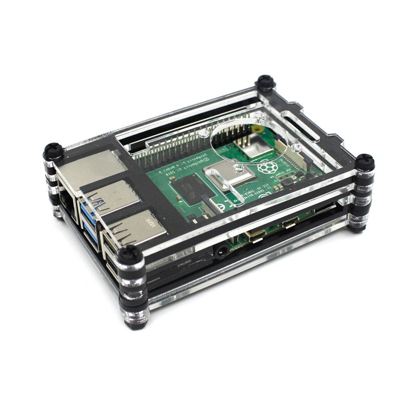 9-slojno akrilno kućište za Raspberry Pi 4B, dostupne su tri boje