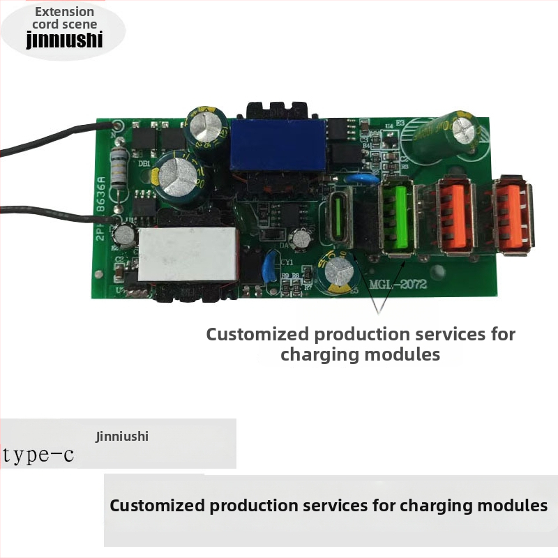 Taurus 5V 3A USB Type-C nabíjací modul s protokolom rýchleho nabíjania PCBA doska