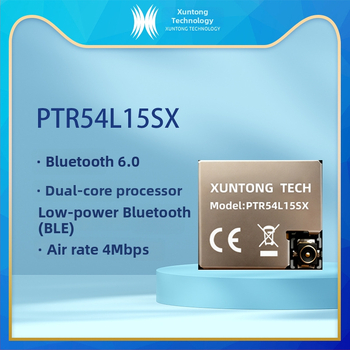 Nízkoenergetický Bluetooth 6.0 modul PTR54L15SX s dvojjadrovým procesorom pre inteligentné nositeľné zariadenia a priemyselný IoT