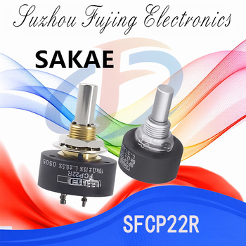 Sakae potenciometar FCP22R – dostupan u vrijednostima 1K, 2K, 5K, 10K, 20K, jednookretni