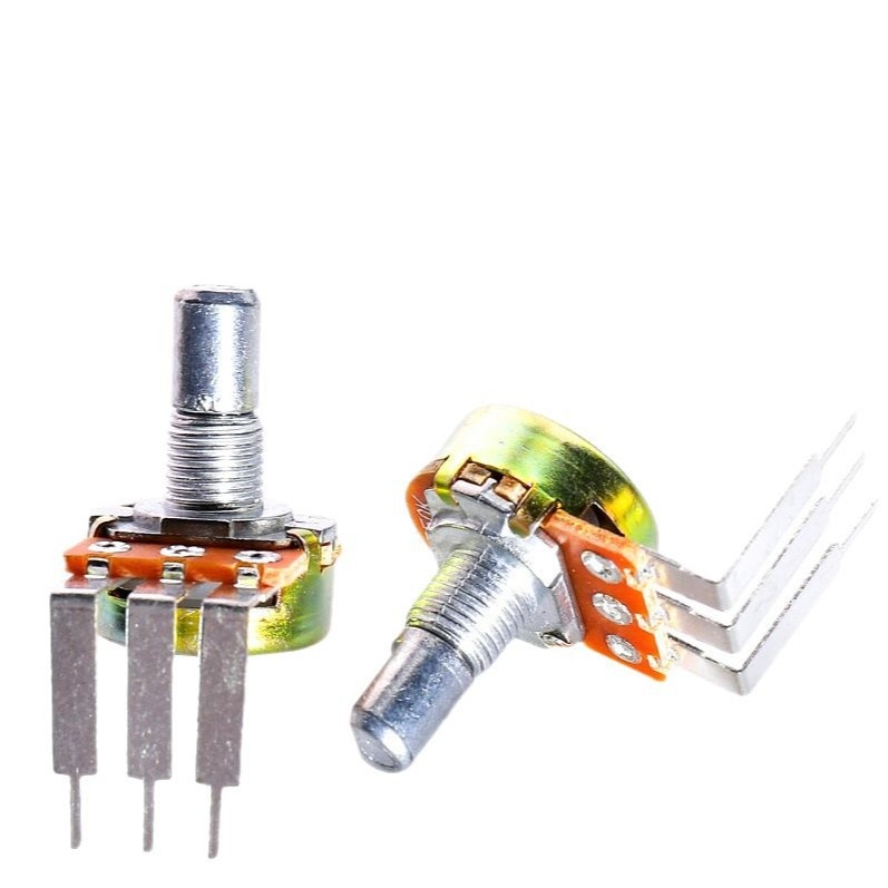 WL148/16 Potenciometar s dugim pinovima, rotacijski potenciometar, podesivi otpor, podešavanje, prigušivanje, regulator brzine