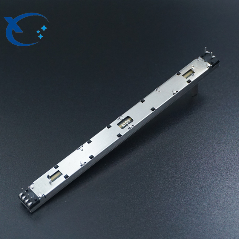 SC10080GH dvostruki linearni klizni potenciometar za mikser, fino podešavanje, 128 mm