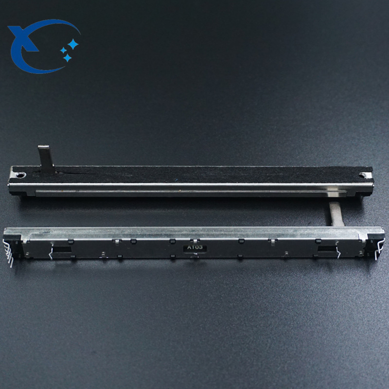 SC10080GH dvostruki linearni klizni potenciometar za mikser, fino podešavanje, 128 mm
