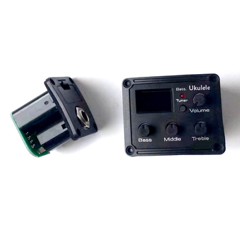 Ukulele pickup EQ-val és színes LCD kijelzővel, hangszer-kiegészítő