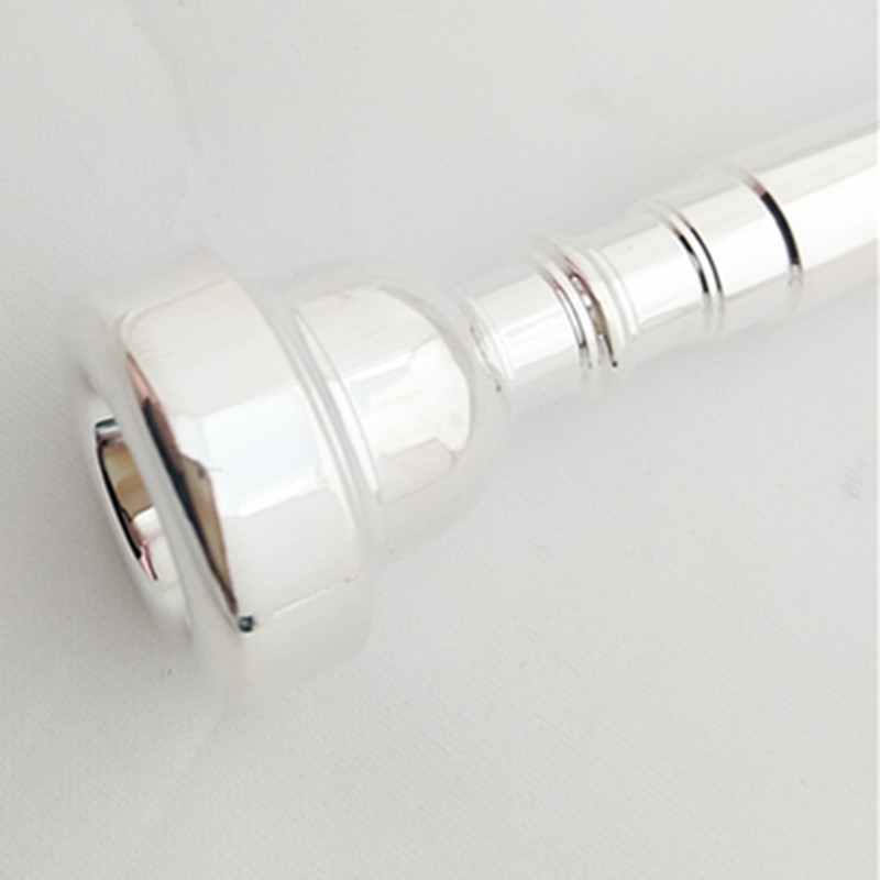 Hamilun trombitaszájrész ezüst bevonattal, méretek 3C/5C/7C, hangszerkiegészítő