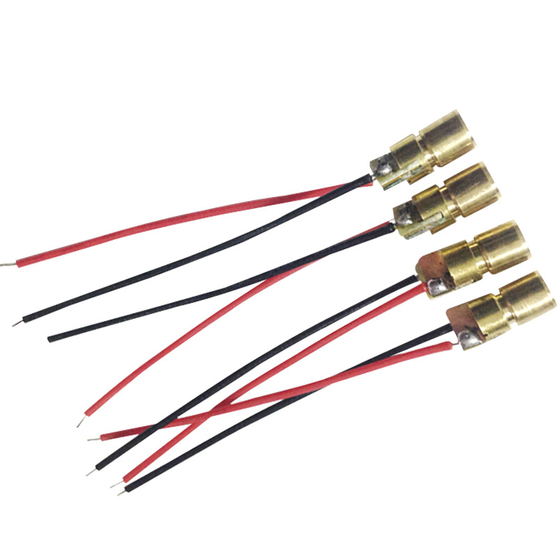 5V crvena laserska glava u obliku točke, laserski modul 6×13 mm, 650 nm, 5 mW, laserski indikator pozicioniranja