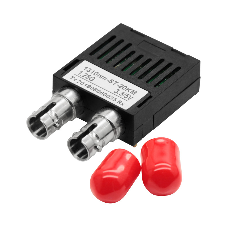 1x9 optički modul, 100 Mbps, doseg do 20 km, 1310 nm multimodni optički transceiver, modul za zavarivanje vlakana, integrirani