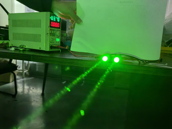 Zeleni laserski modul za pozornicu osvjetljenje, grub laserski snop, laserska glava, kontrola svjetla