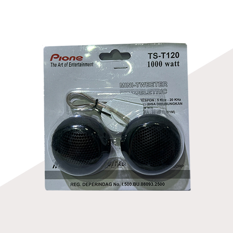TS-T120 auto visokotonac, univerzalni zvučnik visoke frekvencije za auto audio, 12-24V, 4Ω, 10W, 89dB, 5kHz-20kHz