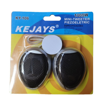KY-106 auto tweeter, srebrni, univerzalni, 1000W, 4Ω