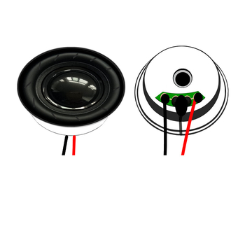 Jinggeyuan 16 mm μονός ομιλητής, 4 Ω 3 W / 8 Ω 2 W, αδιάβροχος ηχείο με ευφυείς δυνατότητες φωνής για κονσόλες παιχνιδιών