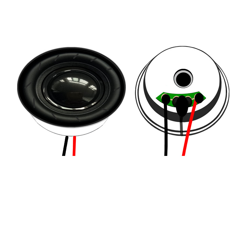 Jinggeyuan 16 mm μονός ομιλητής, 4 Ω 3 W / 8 Ω 2 W, αδιάβροχος ηχείο με ευφυείς δυνατότητες φωνής για κονσόλες παιχνιδιών
