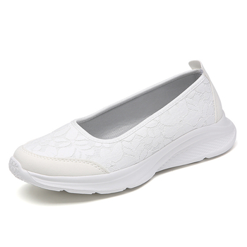 Női könnyű, légáteresztő hálós sneaker, nyári casual sportcipő, csúszásmentes és kopásálló