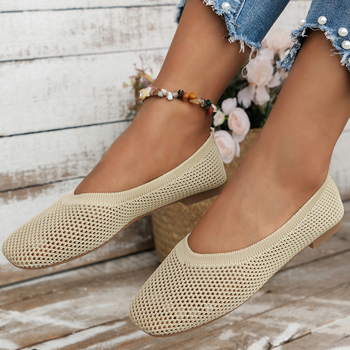 Дамски slip-on обувки от дишаща мрежа, голям размер, за ежедневна употреба