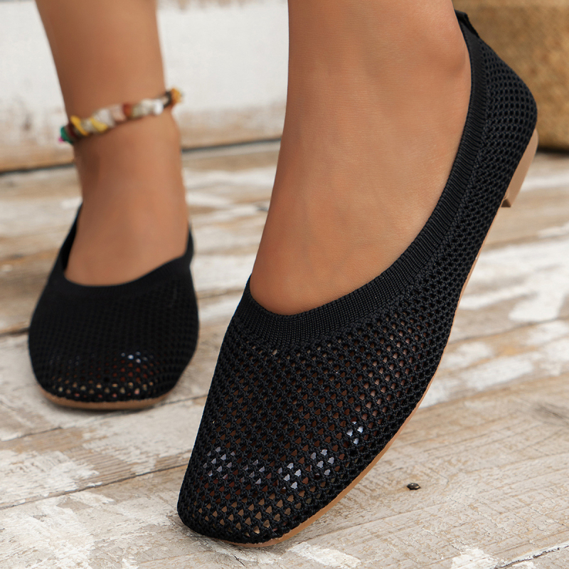 Дамски slip-on обувки от дишаща мрежа, голям размер, за ежедневна употреба
