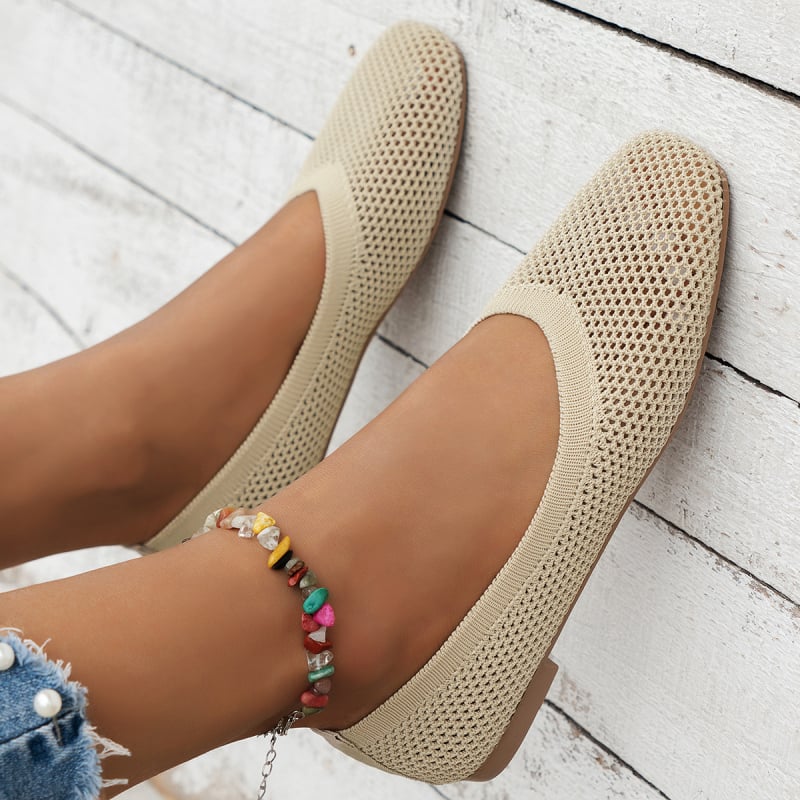 Дамски slip-on обувки от дишаща мрежа, голям размер, за ежедневна употреба