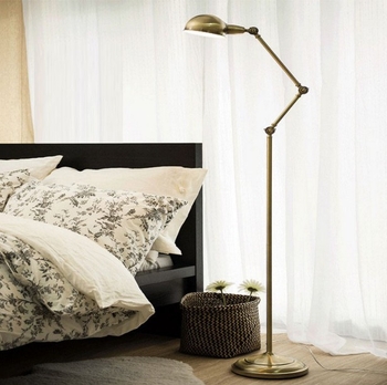 Minimalistička moderna podna lampa od kovano željeza za dnevni boravak i spavaću sobu