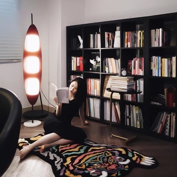 Vintage stajaća lampa za dnevni boravak i spavaću sobu – inspirirana jedrilicom, američki stil, dizajnersko retro