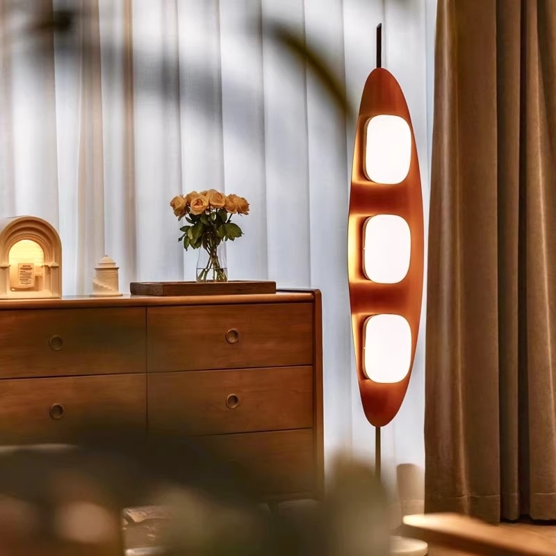 Vintage stajaća lampa za dnevni boravak i spavaću sobu – inspirirana jedrilicom, američki stil, dizajnersko retro
